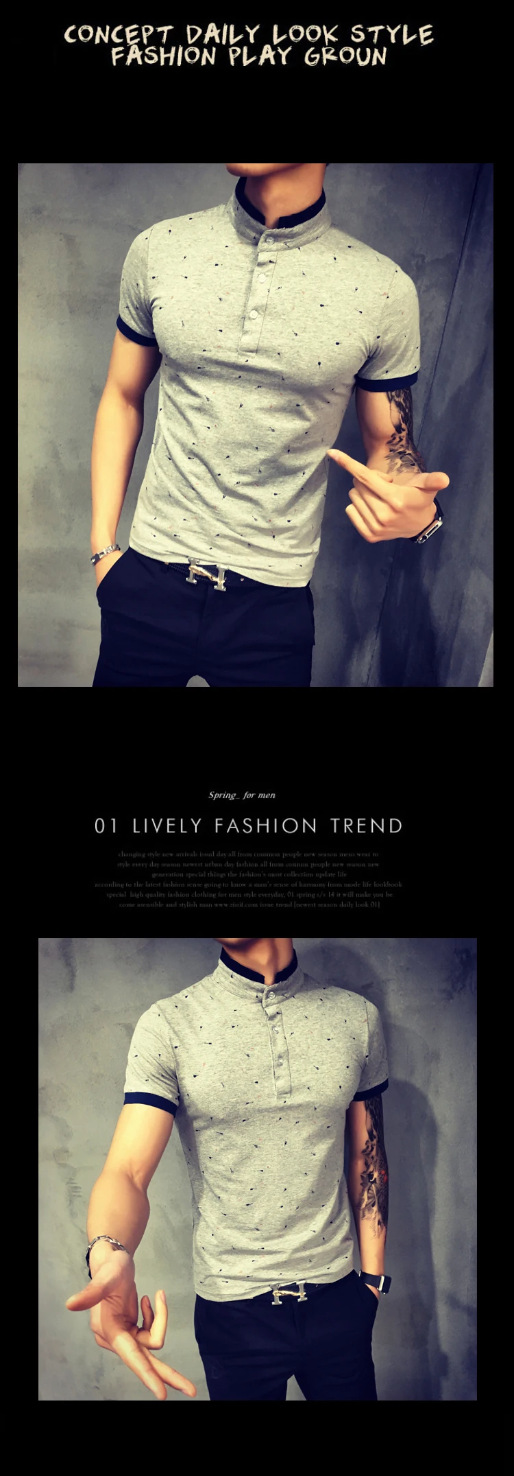 High Quality Moda Masculina