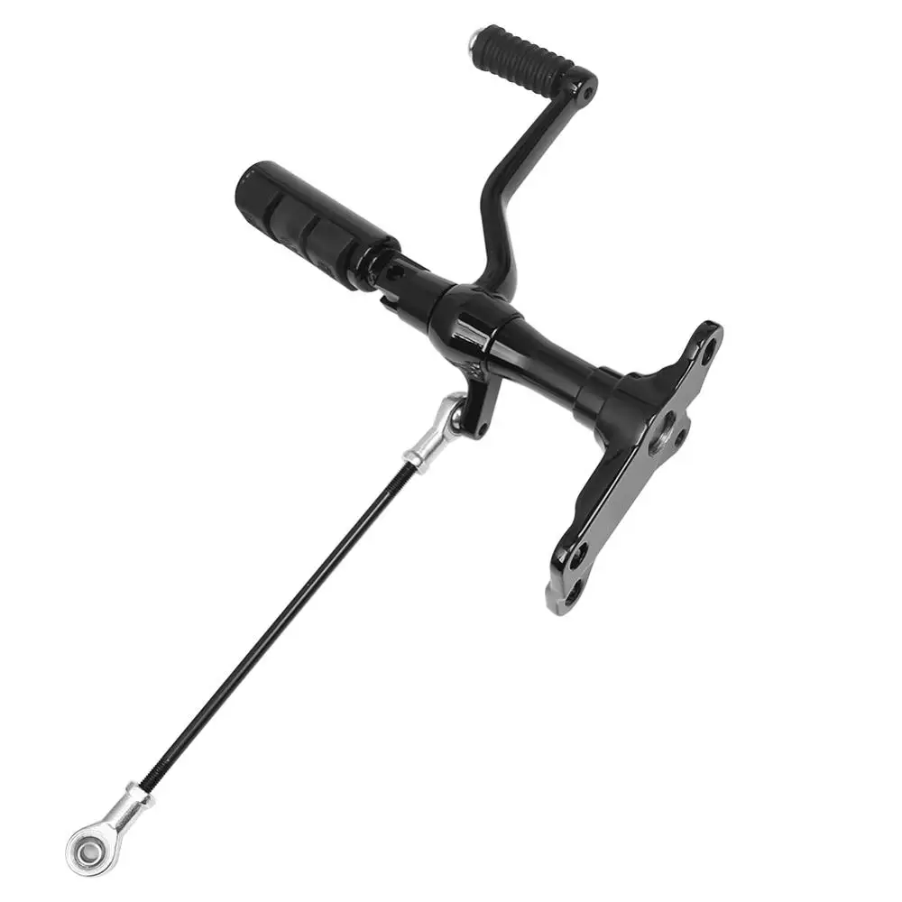 Черный вперед управления колышки рычаги для Harley Sportster XL883 XL1200 1991-2003 мотоциклетные подставки для ног черный полный комплект