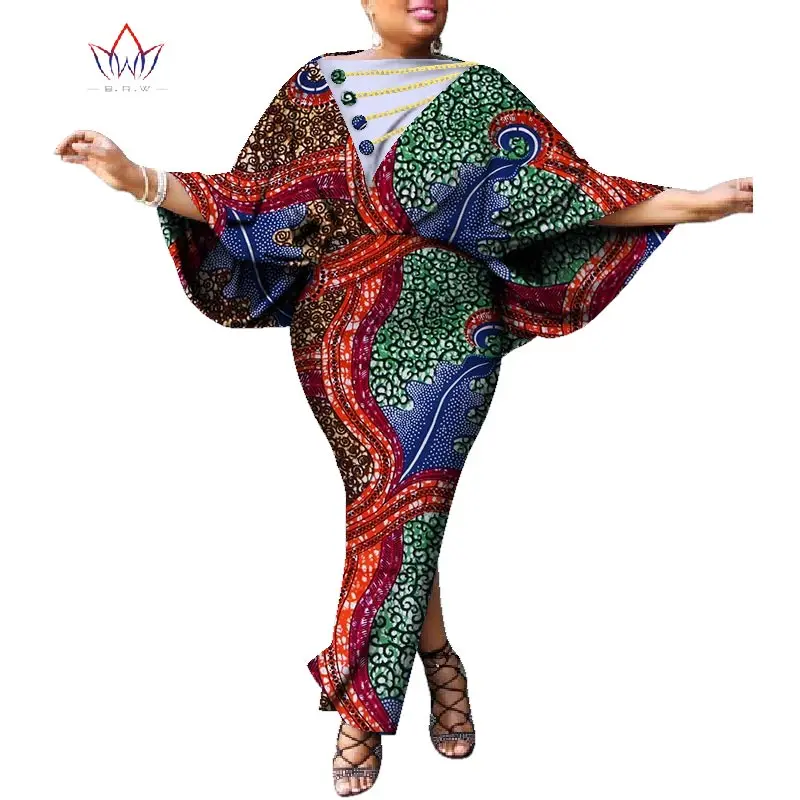 Африканские платья для женщин Bazin Riche, африканская одежда, комплекты из 2 предметов, Дашики, женские комплекты с топом и юбкой WY3369