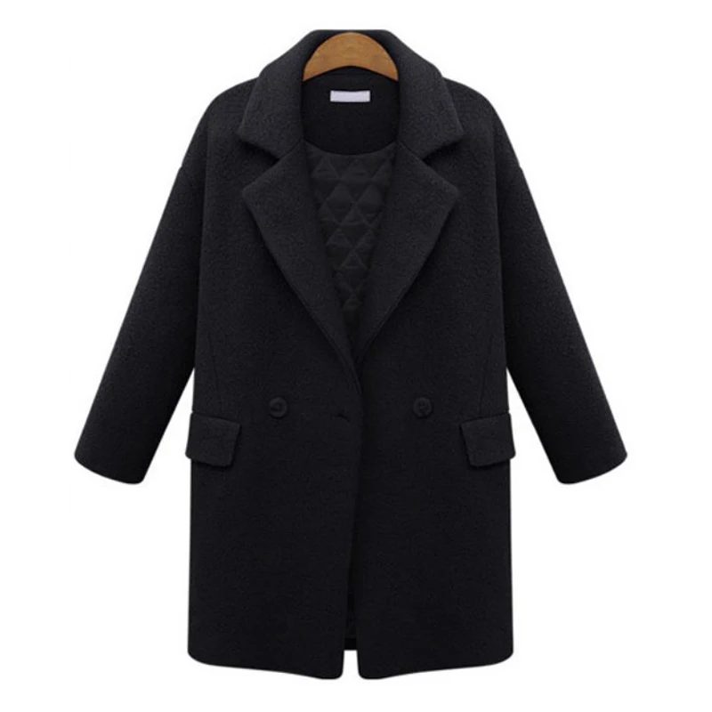 ZADORIN, зимнее женское длинное пальто,, одноцветное, с отворотом, длинный рукав, элегантное, розовое, шерстяное пальто, зимнее, толстое, теплое, повседневное, для офиса, для работы, пальто