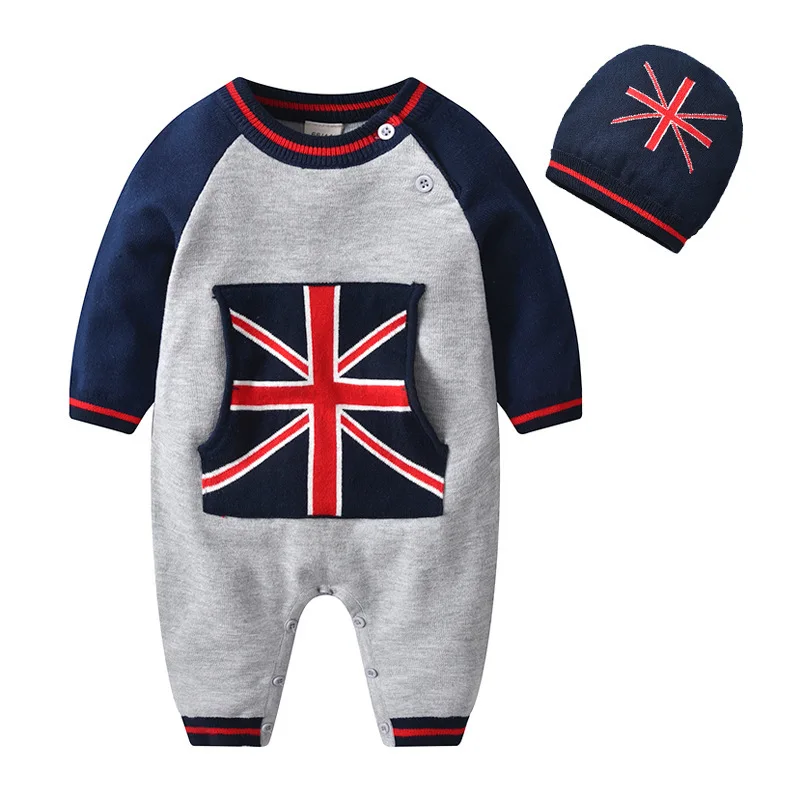 

Spring New Born Baby Clothes Soft Cotton Knitted Toddler Girls Romper Jumpsuit Long Sleeve Infant Bebes Boy Overalls Kid Sweater