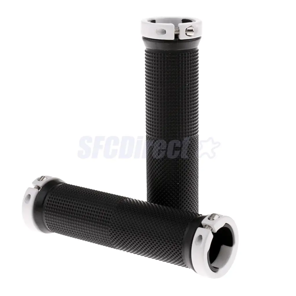 1 Pair Handlebar Grips Bicycle MTB BMX Road Mountain Bike Handle Double Lock on Stainless Steel Bike Handlebar Hand Cover