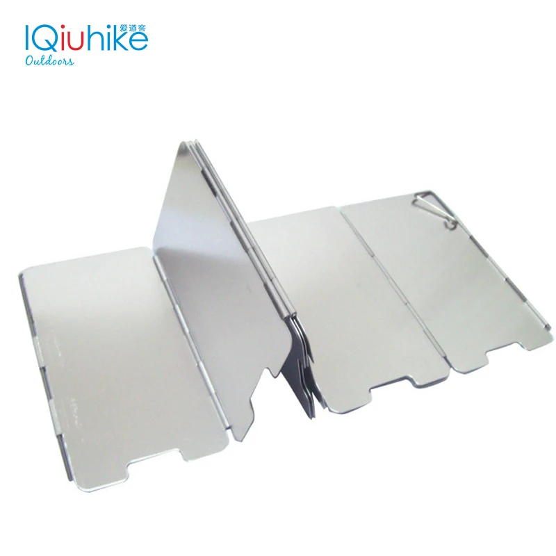 

IQiuhike 2018 NEW 9 Plates Wind Deflectors Foldable Outdoor Camping Cooking Cooker Gas Stove Wind Shield Screens