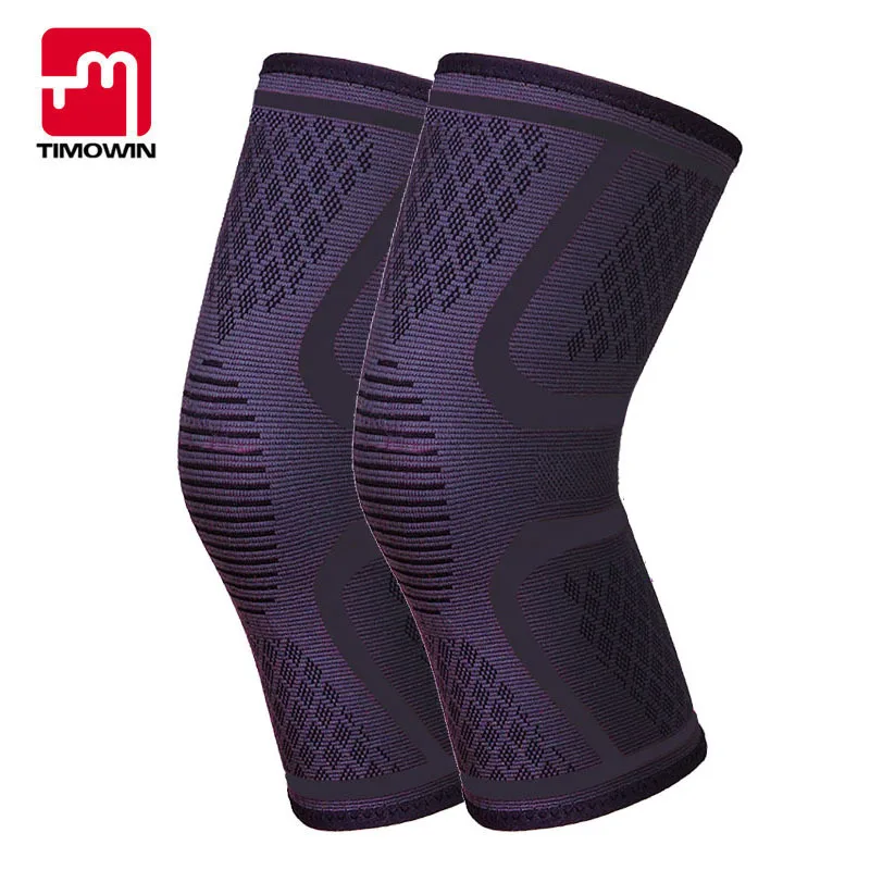 

Timowin 1Pair Knee Pads Knee Support Knee Protector For Running Sports Basketball Cycling Joint Pain Relief And Injury Recovery