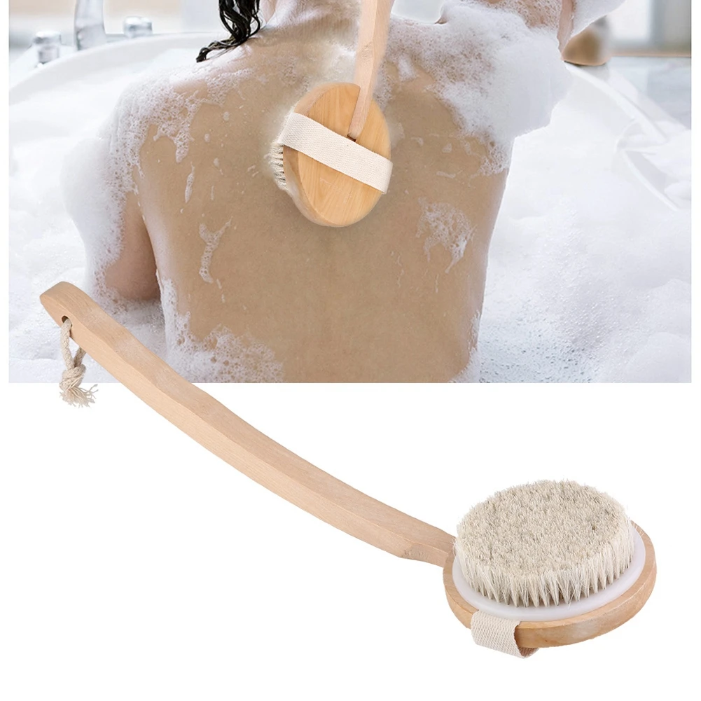 Bath Brush Soft Brushes Hair Body Skin Cleaning Long Handle Shower Massage Brush