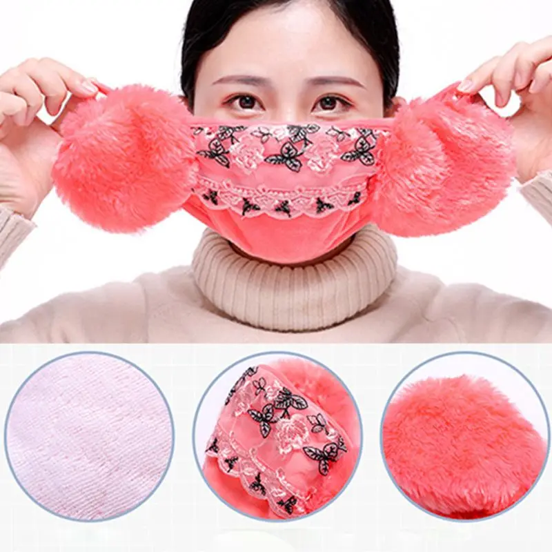 Новое поступление зимняя Пылезащитная маска для ушей и сохраняющая тепло маска для рта