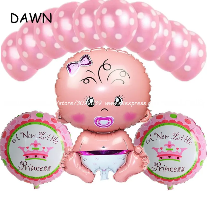 

13pcs/lot Baby Shower Birthday Theme Party Decor DIY Decorative Inflatable Air Balloons Cartoon Combination Wedding Decoration