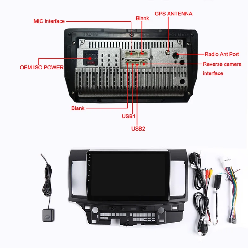 Flash Deal 10" 2.5D IPS Android 8.1 Car DVD Multimedia Player GPS for Mitsubishi Lancer 2008 2009 - 2016 audio car radio stereo navigation 5