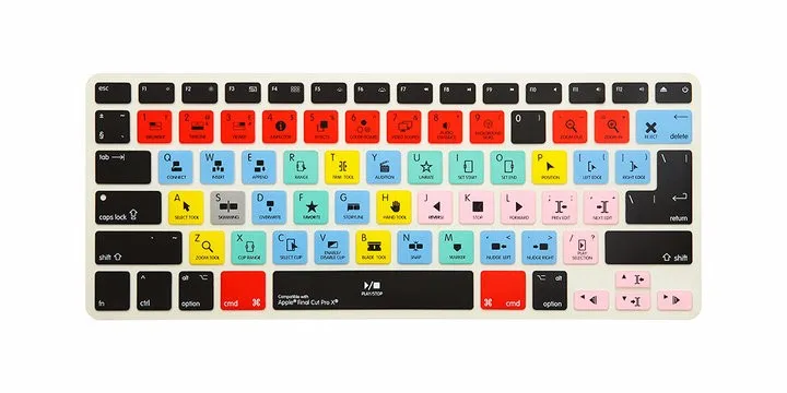 For A1278 Serato Scratch LIVE Shortcut Keyboard Screen Skin Cover For Macbook Pro Air Retina 13 A1369 A1466 A1425 A1502 1517 (3)