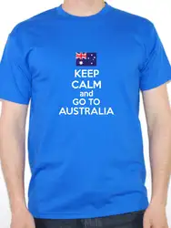Создавать собственные футболки удобные мягкие сохранять спокойствие и перейдите к Австралии Австралийский экипажа Средства ухода за