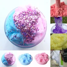 DIY Пластилин красочные кристалл хлопка грязи лепка из глины стресса Игрушечные лошадки интерактивность развития творчества