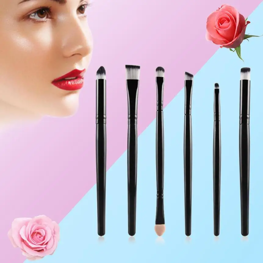 OutTop 2018 newly 6PCS Cosmetic Makeup Brush Lip Eyeshadow makeup brushes professional 04.13 | Красота и здоровье