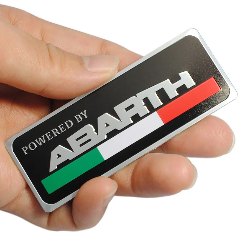 

Metal Aluminum Italy Sticker Scorpion Adhesive Abarth Badge Decal Emblem for Fiat Viaggio Abarth Punto 124 125 500 Car Styling