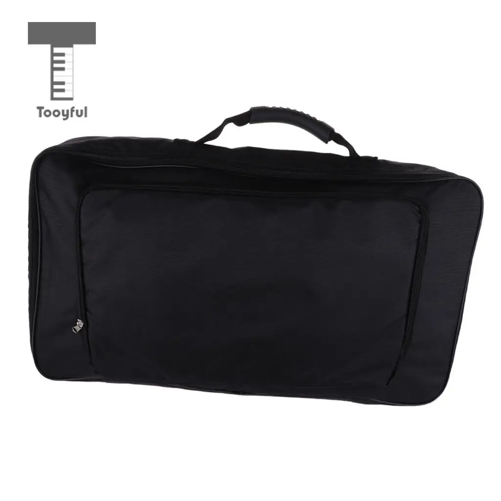 Tooyful Portable Big Storage Case Electric Guitar Effect Pedal Board Bag for Guitar Parts
