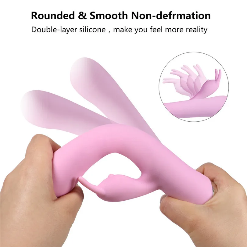 Vibrator Sex Toys For Woman 7 Speed Silicone Vibrator G-Spot Dildo Rabbit Female Adult Sex Toy Waterproof Massager (11)