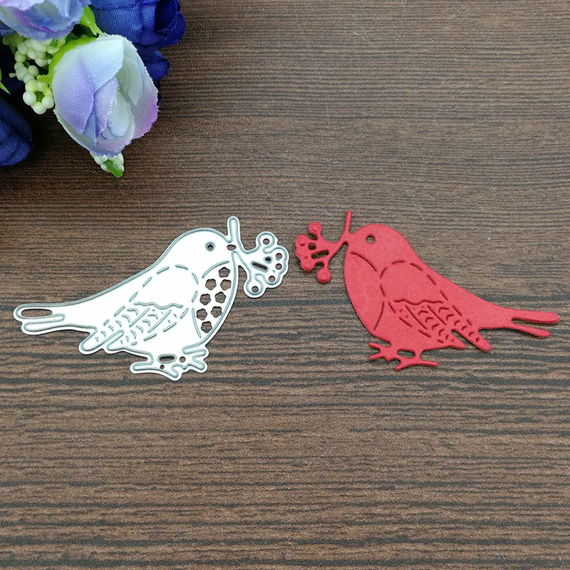 1 pcs Birds Metal Cutting Dies Stencil DIY Scrapbooking Photo Album Decor Embossing Cards Making DIY Crafts