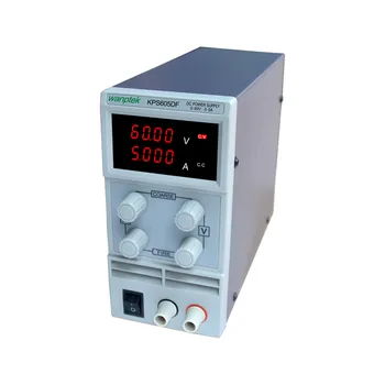 

LED Digital Adjustable Switch DC Power Supply KPS605DF 0-60V/0-5A 110V/220V 0.1V/0.001A EU mA Display