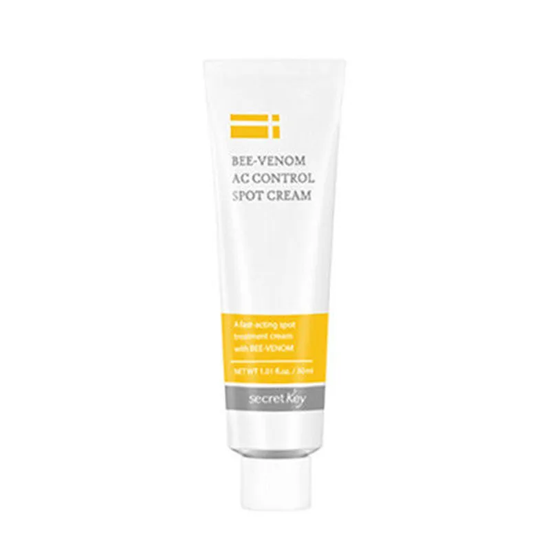 SECRET KEY Bee Venom AC Control Spot Cream 30ml Face Cream Skin Care Eliminates Dead Skin Cells Soothes Acne Treatment Cream SECRET KEY Bee Venom AC Control Spot Cream 30ml Face Cream Skin Care Eliminates Dead Skin Cells Soothes Acne Treatment Cream