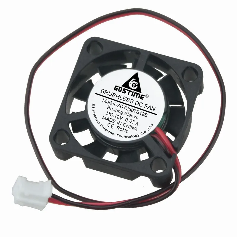 10pcs Ball Bearing 24V 30x30x10mm Brushless Cooling Cooler Fan 3cm 30mm 2pin HQ