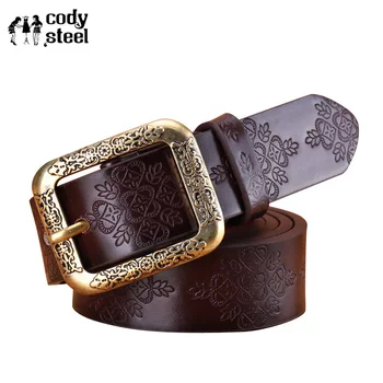 Fashion Famous Brand Designer Embossed Belts