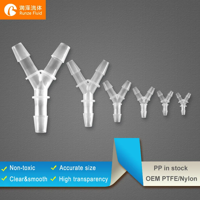 

Medical Grade PP Three Way Connector for Norprene Tubing