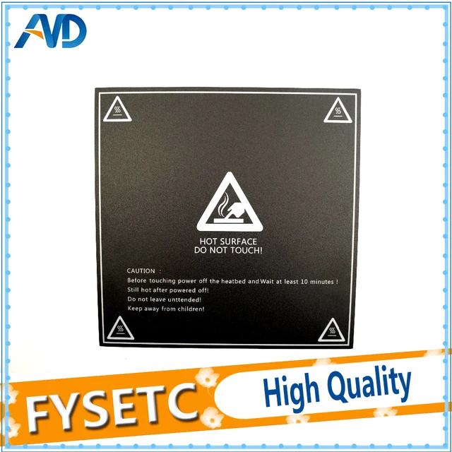 Special Price 10pc 214x214mm black Frosted Heated bed For Wanhao i3 3D Printer Sticker Build Sheet build plate tape with 3M Backing Special Price 10pc 214x214mm black Frosted Heated bed For Wanhao i3 3D Printer Sticker Build Sheet build plate tape with 3M Backing