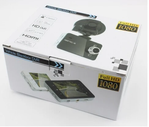 2.7 '' жк дисплей K6000 автомобиль автоматический черный DVR камера видео прочный