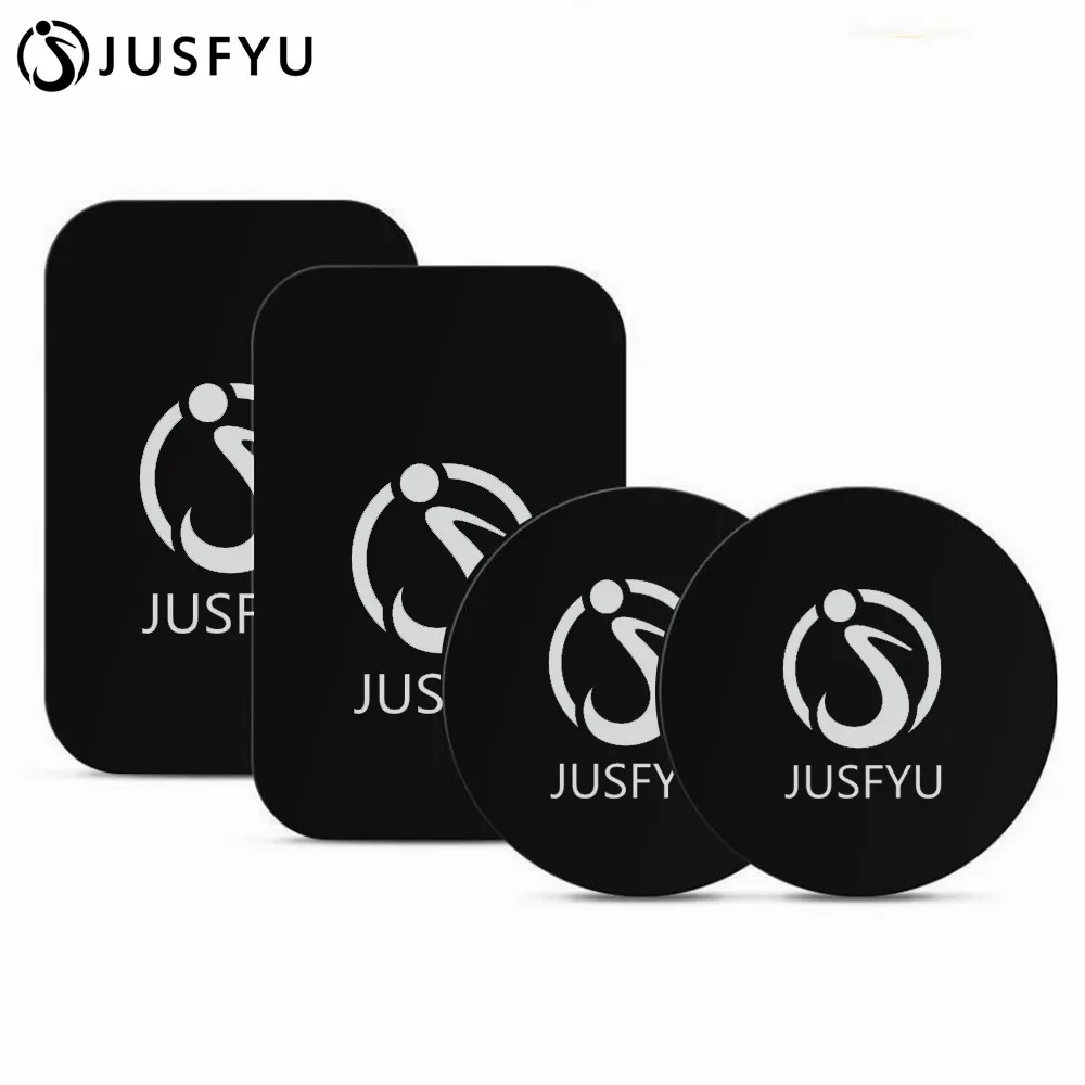 

JUSFYU Matal Stickers for Magnetic Car Phone Holder Universal Metal Plate for Mount Magnet Car Holder Disk Plate for iPhone X 7