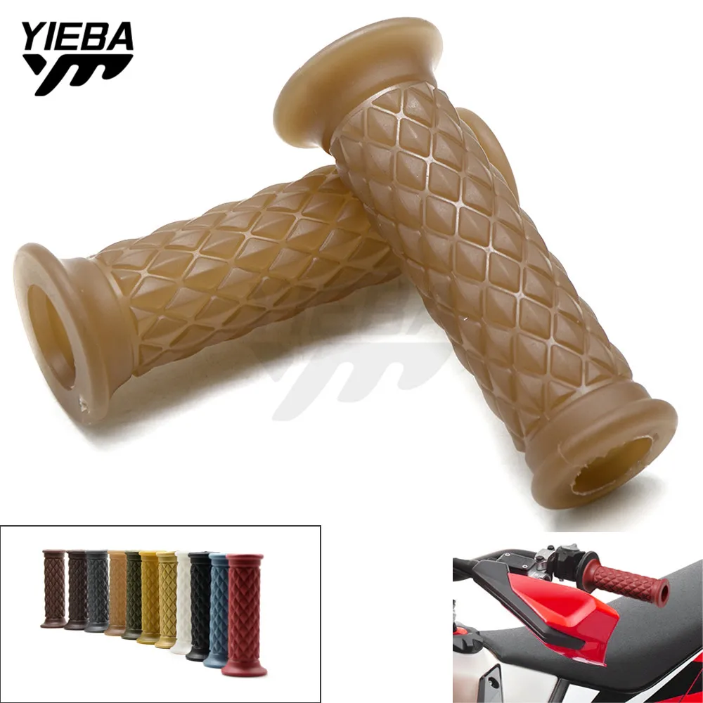 Universal Motorcycle Rubber Handlebar Hand Grips 22mm vehicle bicycles for honda XR650R XR 650R 2000-2006 R05K CRF250L/M CRF125F