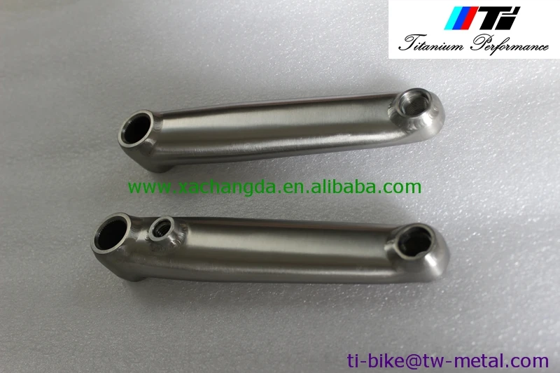 XACD titanium BMX cranks, заказной титановый велосипедный cranks для BMX cycling, дешевые Титановые велосипедные cranks