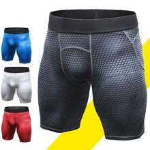 Летние шорты для бега, мужские быстросохнущие Спортивные Компрессионные шорты для кроссфита, фитнеса, тренажерного зала, мужские спортивные компрессионные колготки