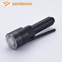 Дешевые цены Кухня кран опрыскиватель Замена Черный со светодиодной 3 цвета Изменение