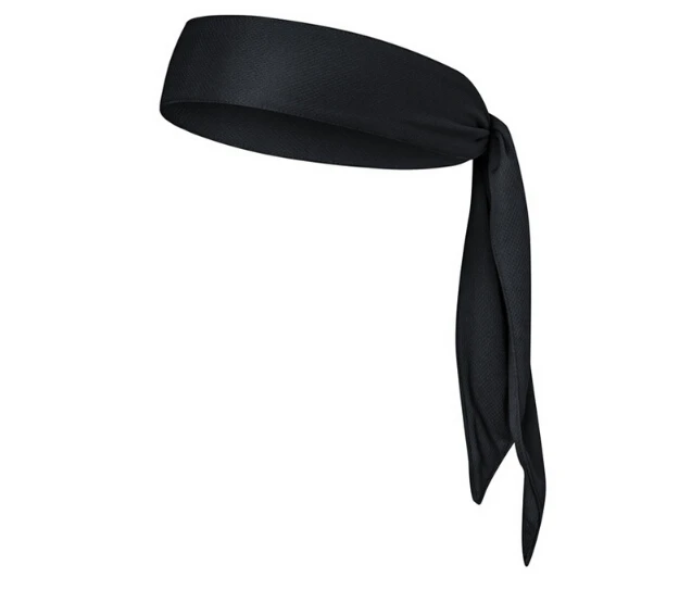 Мужская повязка на голову для занятий спортом, бега, баскетбола, головной убор, Теннисный свитер - Цвет: Черный