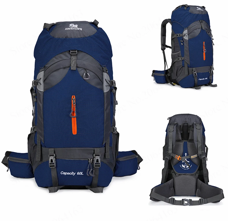Bolsa de Montanhismo Capacidade de Trekking Mochila ao ar Bolsas de Acampamento Caminhadas Mochila Grande Livre Alumínio 60l 12 Mochilas escal.