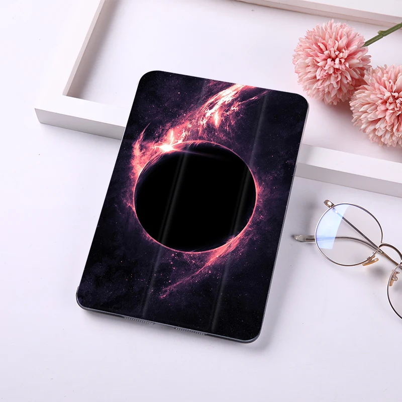 

Case Cover for iPad Pro 9.7" 10.5" 11" 12.9" 2017 2018 PU Leather Night Sky Tablet Folding Folio Case Auto Wake / Sleep