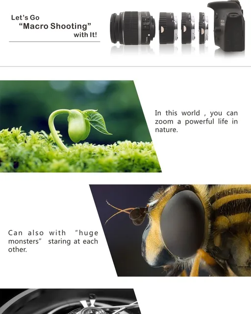 Tubo Di Prolunga Macro Per Nikon - Set 12mm, 20mm, 36mm Per Foto Ravvicinate - Foto 10