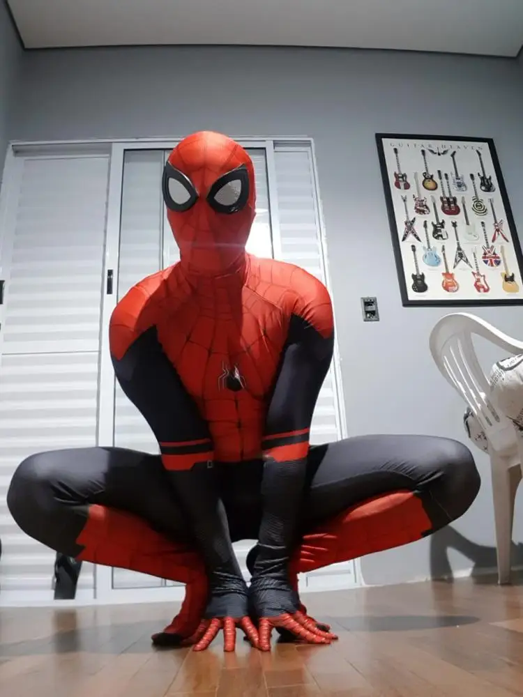 

SpiderMan 3 Far From Home Adult Kids Spider-Man Peter Parker Cosplay Costume Zentai Superhero Tom Holland Bodysuit Jumpsuits