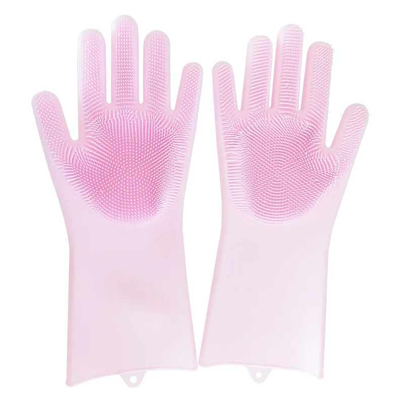 1 пара волшебных силиконовых перчаток для мытья посуды, перчатки для уборки ванной и кухни, домашние волшебные перчатки для уборки дома, теплоизоляционные инструменты