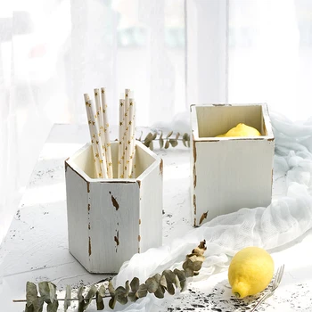 

Vintage white old pen holder push music decoration cake tool