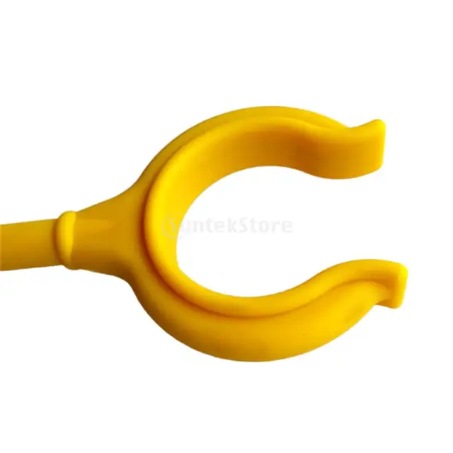 2 Pieces Durable Yellow Nylon Marine Boat Oar Lock Rowlock Horn Side