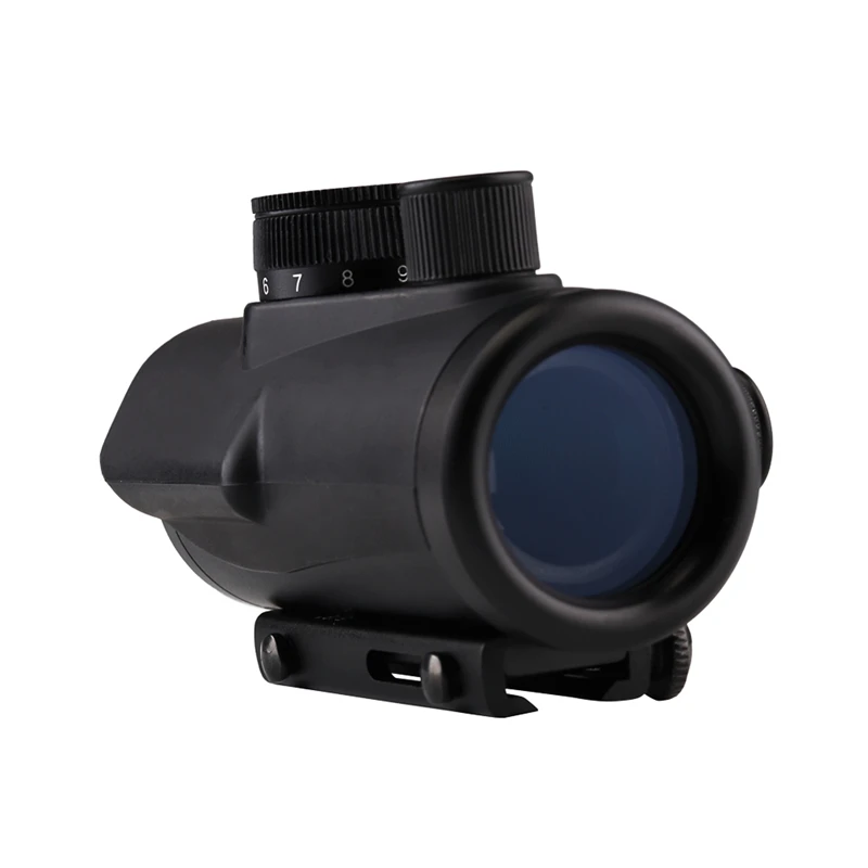 Ajuste de Brilho Montagem em Trilho para Airsoft Sight com 11 Caça Holográfica Ajuste 11mm & 20mm Monocular 1x30mm Red Dot 11 Caça holográfica 1x30mm red dot sight com