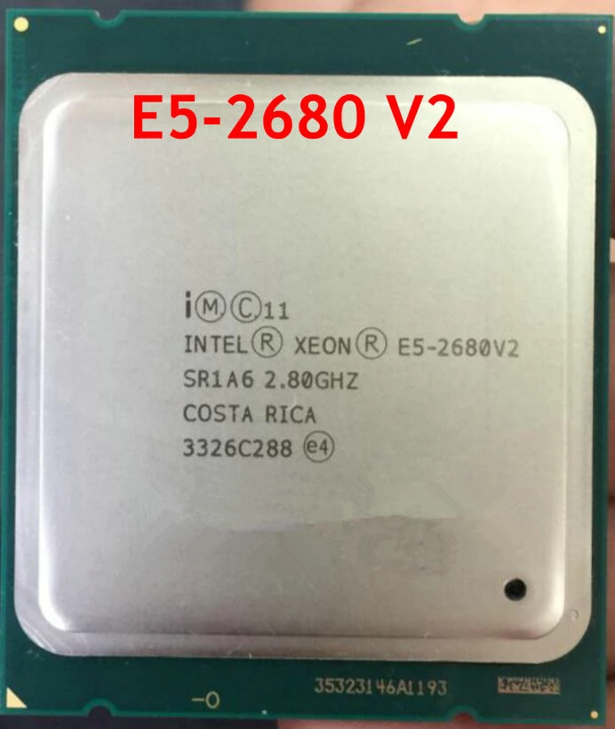 

Intel Xeon E5 2680 V2 SR1A6 CPU Processor 10 Core 2.80GHz 25M 115W desktop Cpu 2680v2 cpu