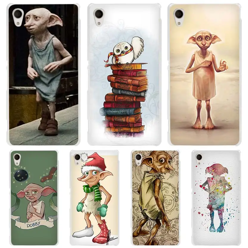 

Lovely Dobby Harry Potter hard Transparent Case Cover Coque for Sony Xperia z1 z2 z3 z4 z5 m4 aqua m5 XA XZ C4 E4 E5 C5