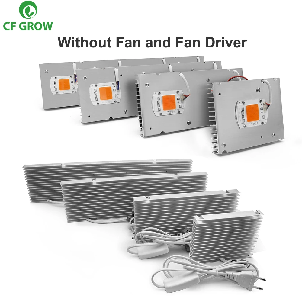 

COB LED Grow Light Full Spectrum Actual Power 50W 100W 150W 200W LED Plant Grow Lamp for Indoor Plants Veg & Flowering Stage