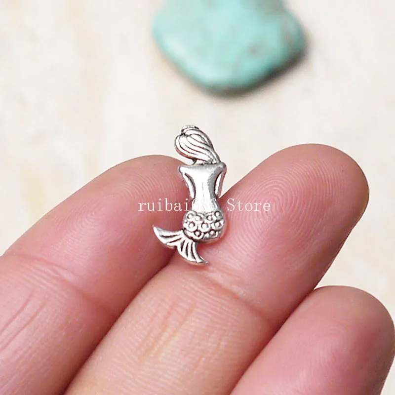 

2pcs Silvery sea-maid cartilage barbell Upper Ear Ring piercing Fashion Jewelry