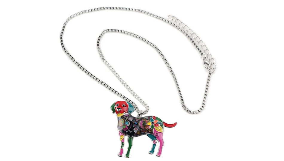 Labrador Dog Choker Necklace Chain Pendant Collar Jewelry Women 2 Labrador Dog Choker Necklace Chain Pendant Collar Jewelry Women 2