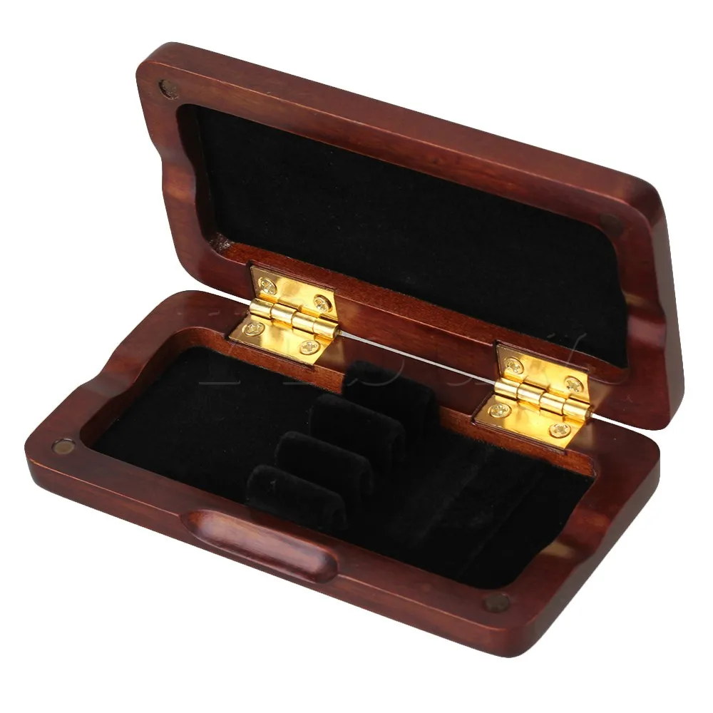 

Yibuy Oboe Reed Case Storage for 3pcs Reeds Maroon Distance Between the Holders 6mm