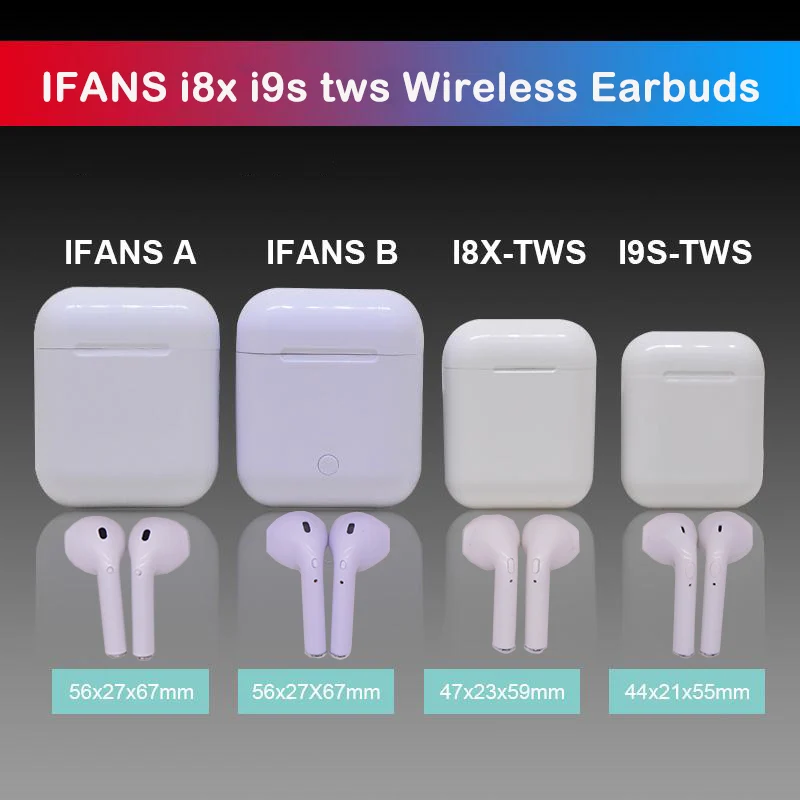 Ifans i8x TWS беспроводные наушники Afans i9s tws Bluetooth двойные мини гарнитура для звонков и