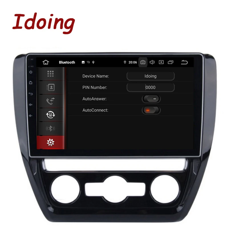 Clearance Idoing 9" 2.5D IPS Car Android 9.0 Radio Multimedia Player For VWJetta 2011-2015 PX5 Octa Core 4G+64G GPS Navigation TDA 7850 1