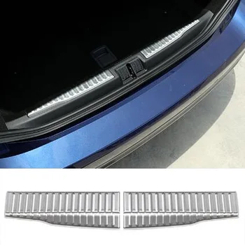 

New Rear Trunk Step Entry Guards Cargo Door Sill Cover Anti Scratching Stainless For Alfa Romeo Giulia 2015 Up Free Shipping